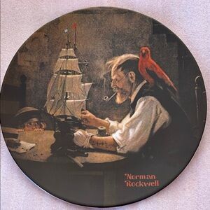 Norman Rockwell Ceramic Plate